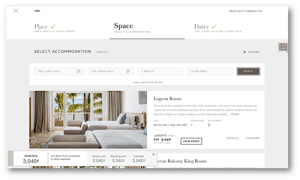 Website-Personalisierung für Luxushotels – Präsentieren Sie Ihre Preise